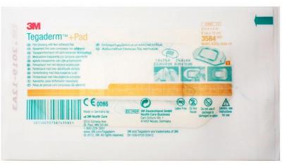 картинка Tegaderm+Pad (3584) пленочная повязка с подушечкой, 6см х 10см от магазина Аптека24