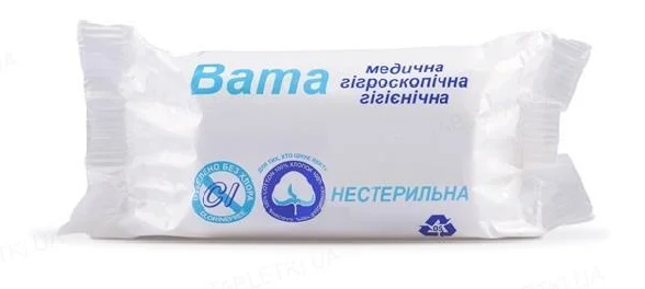 картинка Вата медицинская нестерильная ролик, 50 г - Кампус Коттон Клаб от магазина Аптека24