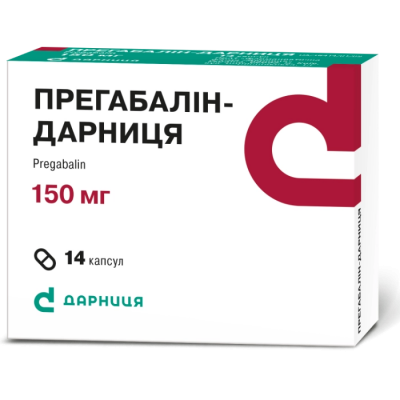 Прегабалин-Дарница капсулы по 150 мг, 14 шт.: цена, инструкция, применение, отзывы