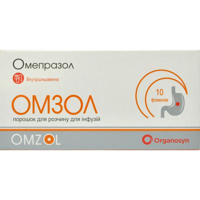 Омзол порошок для раствора для инфузий, по 40 мг во флаконах, 10 шт.: цена, инструкция, применение, отзывы