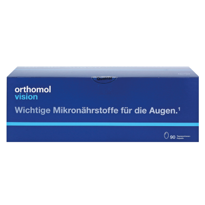 Orthomol Vision (лікування хвороб очей, пов'язаних з віковими змінами)  90 днів: цена, инструкция, применение, отзывы