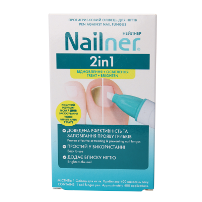 Противогрибковый карандаш для ногтей Nailner 2 в 1, 4 мл: цена, инструкция, применение, отзывы