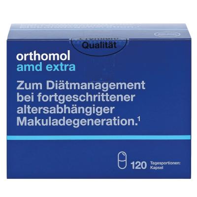 Orthomol AMD Extra /120 капсул/ ( для людей похилого віку): цена, инструкция, применение, отзывы