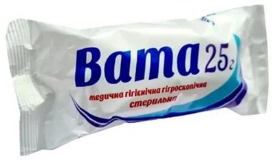 картинка Вата стерильная ролик, 25 г - Перлина от магазина Аптека24
