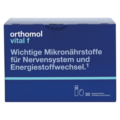 Orthomol Vital F питний (для жінок) 30 днів: цена, инструкция, применение, отзывы