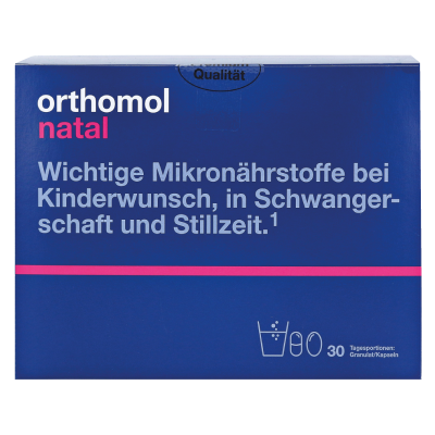 Orthomol Natal гран. (вітаміни для мами та малюка) 30 днів: цена, инструкция, применение, отзывы