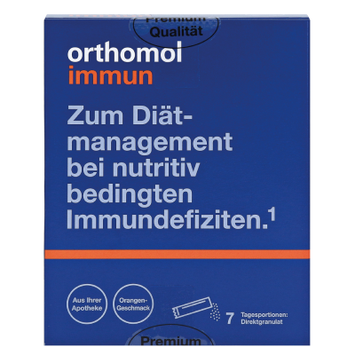 Orthomol Immun Directgranulat Orange /директ гранул/ (відновлення імунної системи) 7 днів: цена, инструкция, применение, отзывы