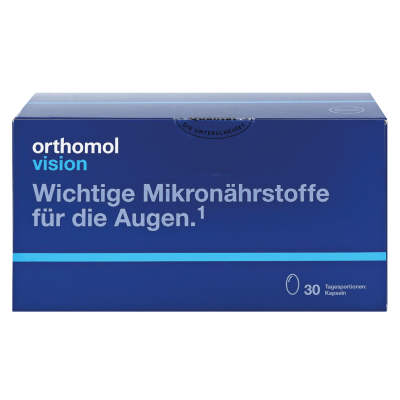 Orthomol Vision (лікування хвороб очей, пов'язаних з віковими змінами)  30 днів: цена, инструкция, применение, отзывы