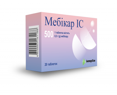 Мебикар IC таблетки по 0,5 г, 20 шт.: цена, инструкция, применение, отзывы