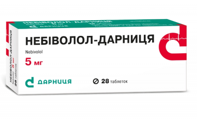 Небиволол-Дарница таблетки по 5 мг, 28 шт.: цена, инструкция, применение, отзывы
