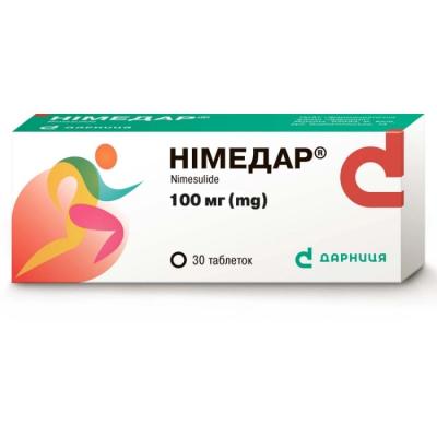 Нимедар таблетки по 100 мг, 30 шт.: цена, инструкция, применение, отзывы