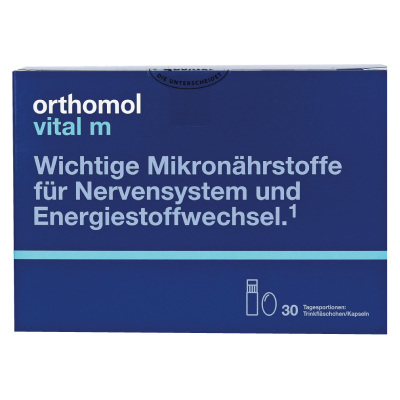 Orthomol Vital M питний (для чоловіків)  30 днів: цена, инструкция, применение, отзывы