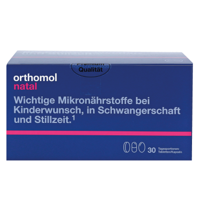 Orthomol Natal капс. (вітаміни для мами та малюка) 30 днів: цена, инструкция, применение, отзывы