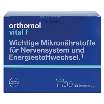 Orthomol Vital F гран. Grapefruit (для жінок) 30 днів: цена, инструкция, применение, отзывы