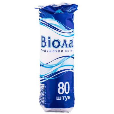 картинка Виола ватные диски, 80 шт. - Кампус Коттон Клаб от интернет-магазина Аптека24