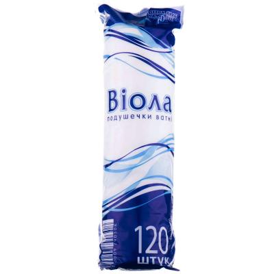 картинка Виола ватные диски, 120 шт. - Кампус Коттон Клаб от интернет-магазина Аптека24