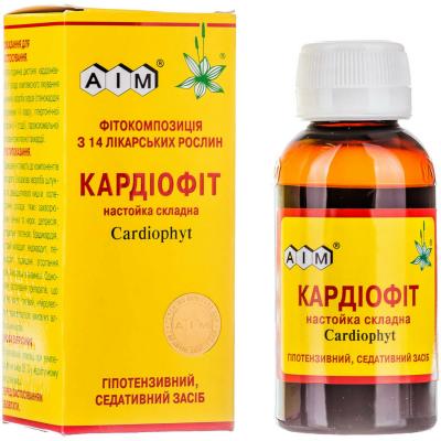 Кардиофит настойка, 100 мл: цена, инструкция, применение, отзывы