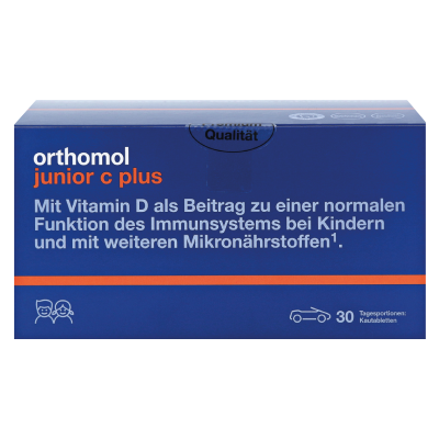 Orthomol Junior жувальні машинки (для імунітету Вашої дитини) 30 днів (лісова ягода): цена, инструкция, применение, отзывы