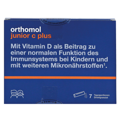 Orthomol Immun Junior directgranulat Малина - Лайм / гранули/ (сила імунітету Вашої дитини ) 7 днів: цена, инструкция, применение, отзывы
