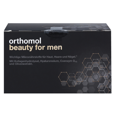 Orthomol Beauty for men/30 дн /питна бутилочка/ (для покращення стану шкіри, нігтів та волосся): цена, инструкция, применение, отзывы
