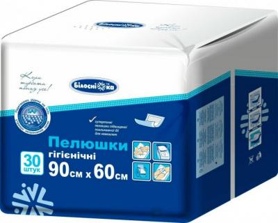 Белоснежка пеленки 90 x 60см, 30 шт.: цена, инструкция, применение, отзывы