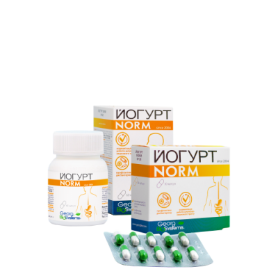 Йогурт NORM капсулы для регулирования микрофлоры кишечника, 30 шт.: цена, инструкция, применение, отзывы