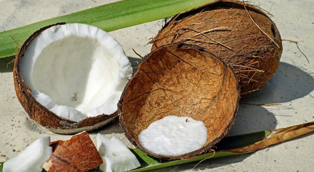 Кокосовое масло кокосовое масло, способы применения кокосового масла, чтобы волосы были мягкими, кокосовое масло для волос, кокосовое масло на волосы, польза кокосового масла, состав кокосового масла, свойства кокосового масла, как использовать кокосовое масло, чтобы волосы были шелковистыми, что делать чтобы волосы были прямыми, для блеска волос, защитное средство для волос, кокосовое масло в косметологии