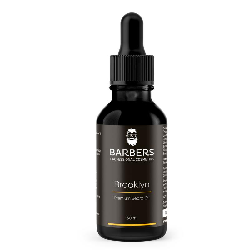 Масло для бороды Barbers Brooklyn, 30 мл: цена, инструкция, применение, отзывы
