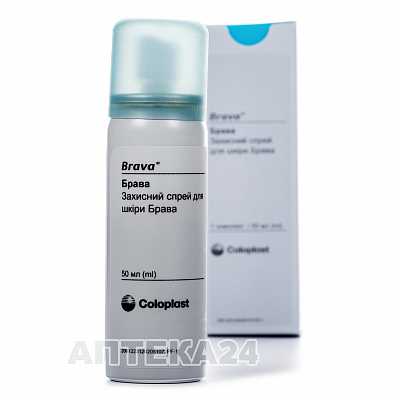 картинка Спрей для кожи Coloplast Brava 12020 защитный, 50 мл от магазина Аптека24