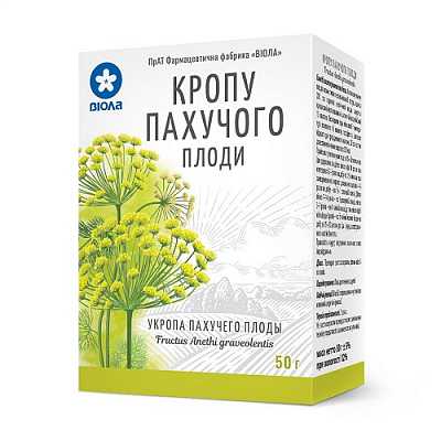 Купить Укропа пахучего плоды с внутренним пакетом, 50 г - Виола  в Украине: цена, инструкция, применение, отзывы