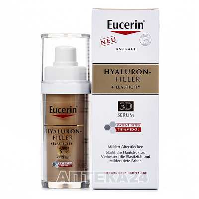 Купить Сыворотка для зрелой кожи Eucerin Hyaluron-Filler + Elasticity, 30 мл в Украине: цена, инструкция, применение, отзывы