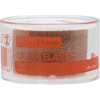 картинка Пластырь эластичный тканевый Ultra Elastic (Ультра Эластик) H Dr. House 2,5 см х 1 м, 1 шт. от магазина Аптека24