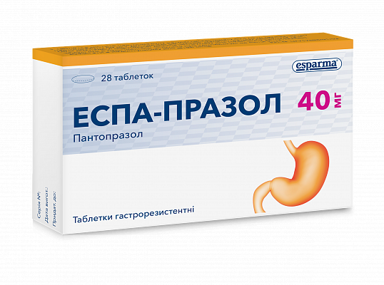 Купить Эспа-Празол таблетки гастрорезистентные по 40 мг, 28 шт. в Украине: цена, инструкция, применение, отзывы