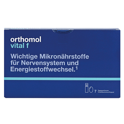 Купить Orthomol Vital F питний (для жінок) 7 днів в Украине: цена, инструкция, применение, отзывы
