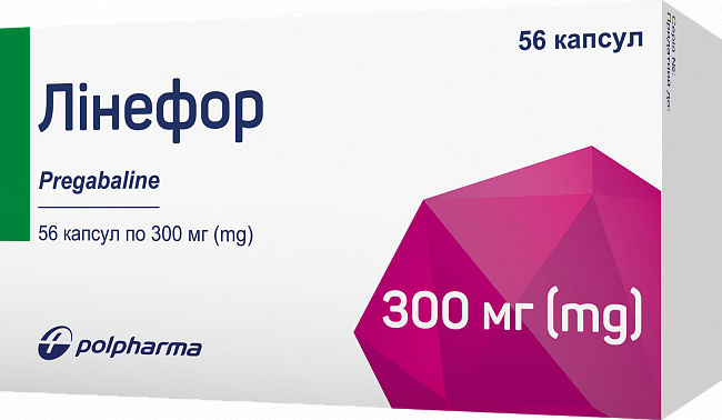 Купить Линефор капсулы твердые по 300 мг, 56 шт. в Украине: цена, инструкция, применение, отзывы