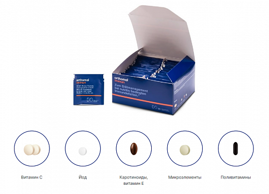 Купить Orthomol Immun /капсули + таблетки/ (відновлення імунної системи) 30 днів в Украине: цена, инструкция, применение, отзывы