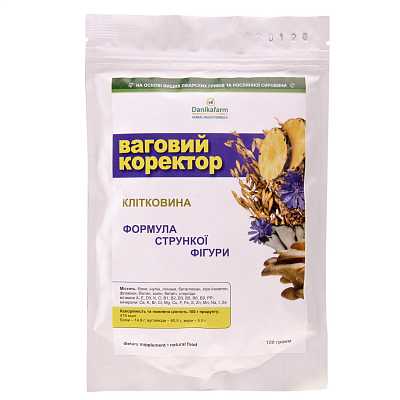 Купить Клетчатка "Весовой корректор" диетическая добавка, 150 г в Украине: цена, инструкция, применение, отзывы