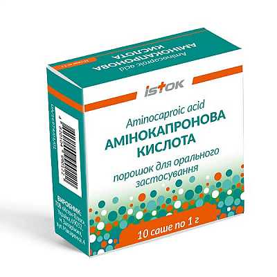 Купить Аминокапроновая кислота порошок для орального применения в саше по 1 г, 10 шт. в Украине: цена, инструкция, применение, отзывы