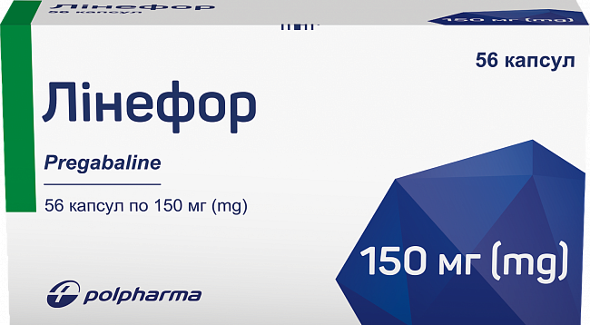Купить Линефор капсулы твердые по 150 мг, 56 шт. в Украине: цена, инструкция, применение, отзывы